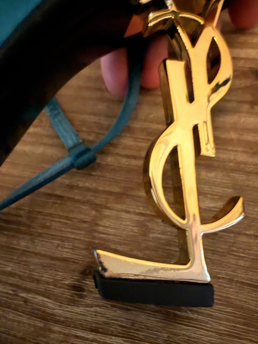 YSL SAINT LAURENT Gorgeous Logo Opyum Heeled Sandals NEW Return 38.5 $1,395!! - Picture 11 of 15